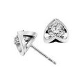 Diamond Stud Earrings in 18K Nickel Free White Gold (0.25 CT. T.W.)